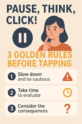 Pause, Think, Click! 3 Golden Rules Before Tapping"