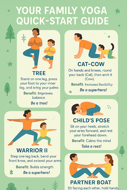 5 Simple Yoga Poses for Parents and Kids to Boost Family Wellness