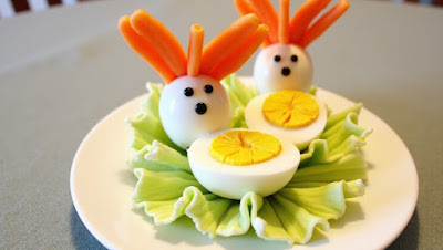 Boiled Egg & Carrot Bunny Box