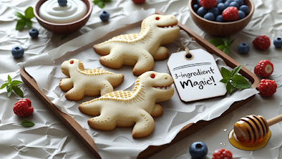 For picky eaters, try these fun dinosaur cookie cutters to make snack time playful!"