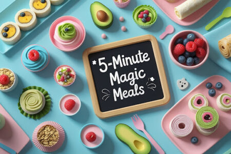 super-quick, no-fuss, nutrient-packed snack ideas that take 5 minutes or less—because exhausted moms