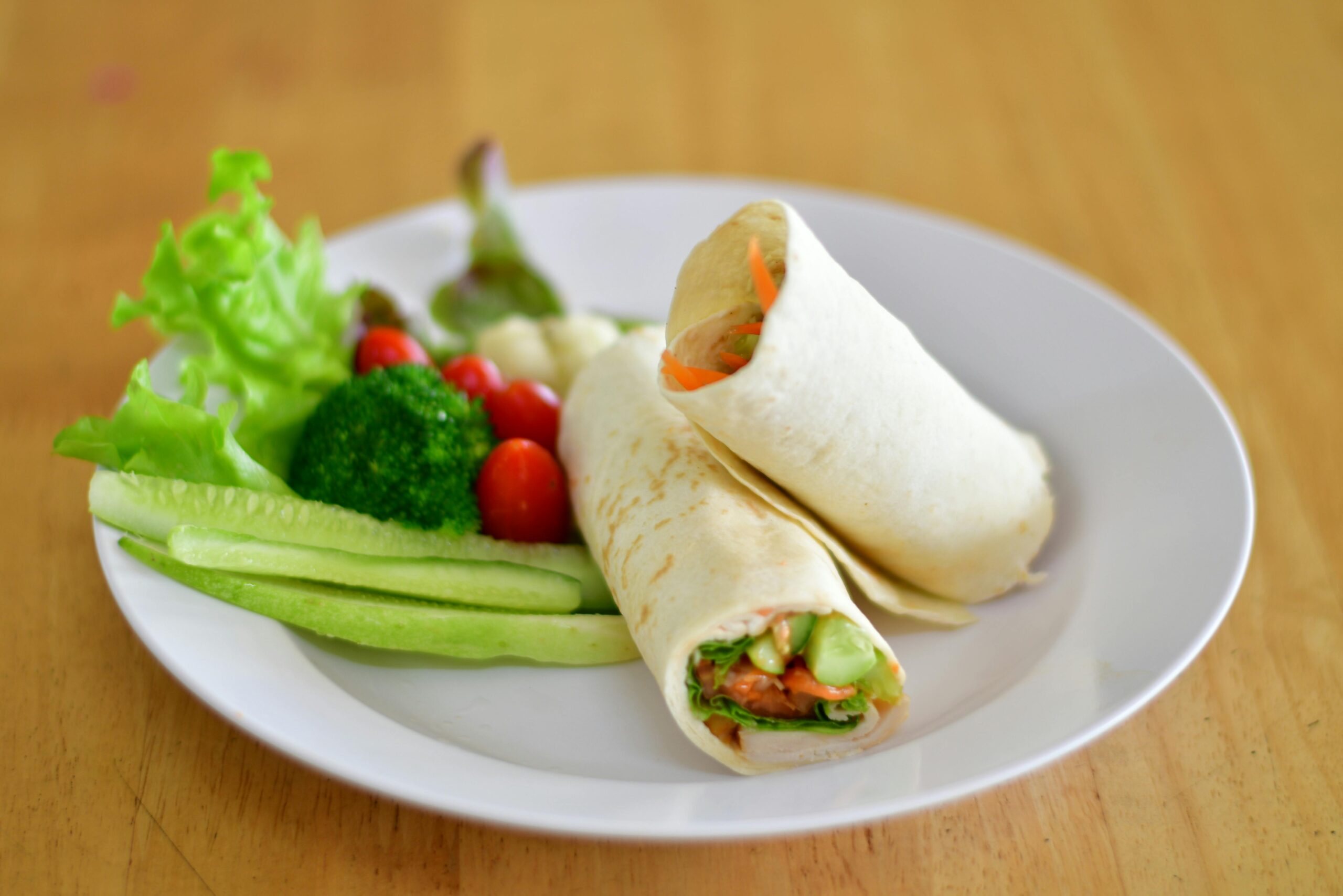 5 minute veggie wrap no cook recipe