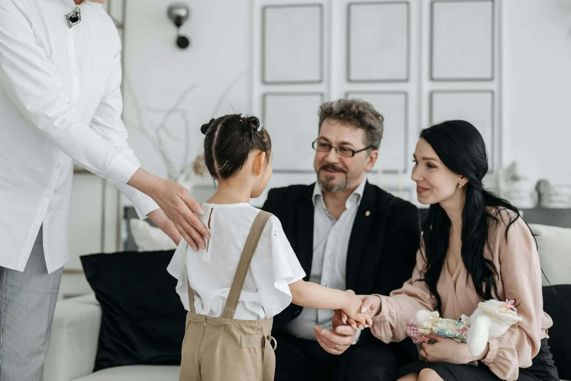 parents praising child