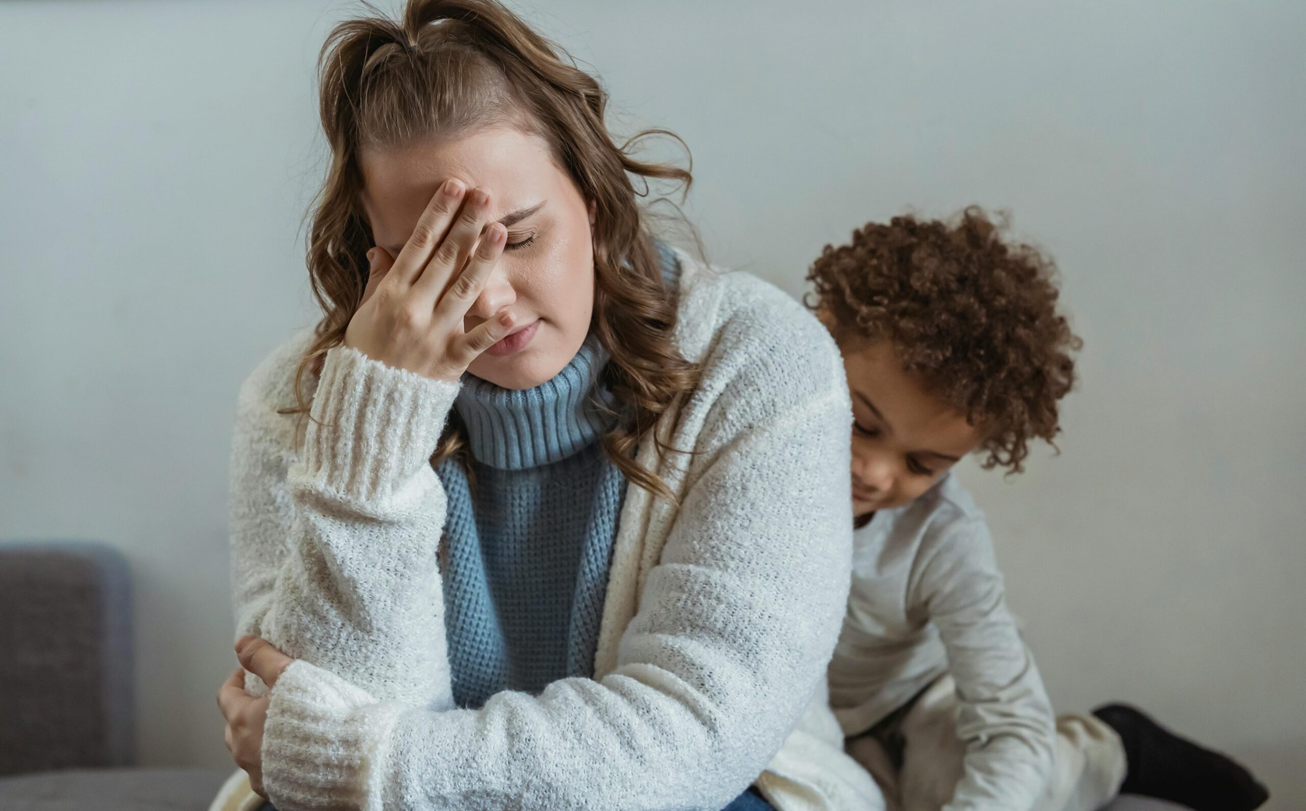 children tend to absorb adult stress