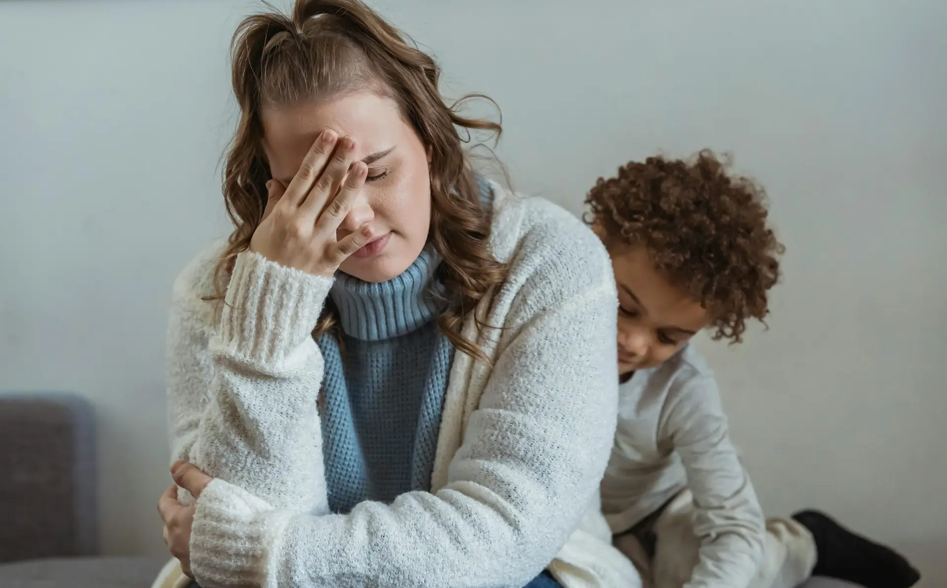 children tend to absorb adult stress